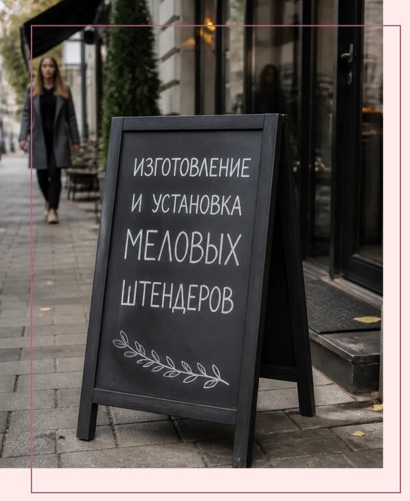Меловые штендеры в Дмитрах по цене от 6968 р. | Аванза-Дмв